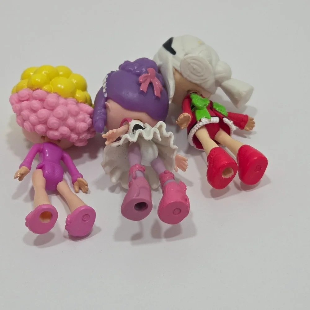 Shopkins Lil Shoppies Lot Of 3 Figures Sara Sushi Melodine Bubbleisha